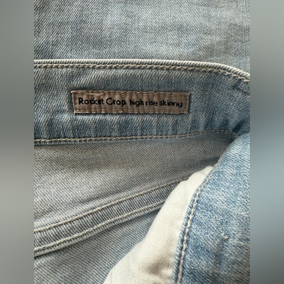 Citizens of Humanity Rocket Crop High Rose Skinny, light blue, size 28. - Picture 13 of 15